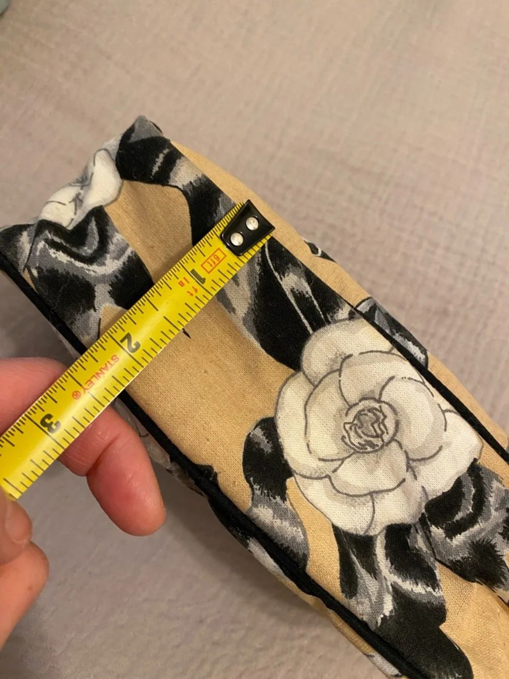 Chanel Vintage cosmetic bag .